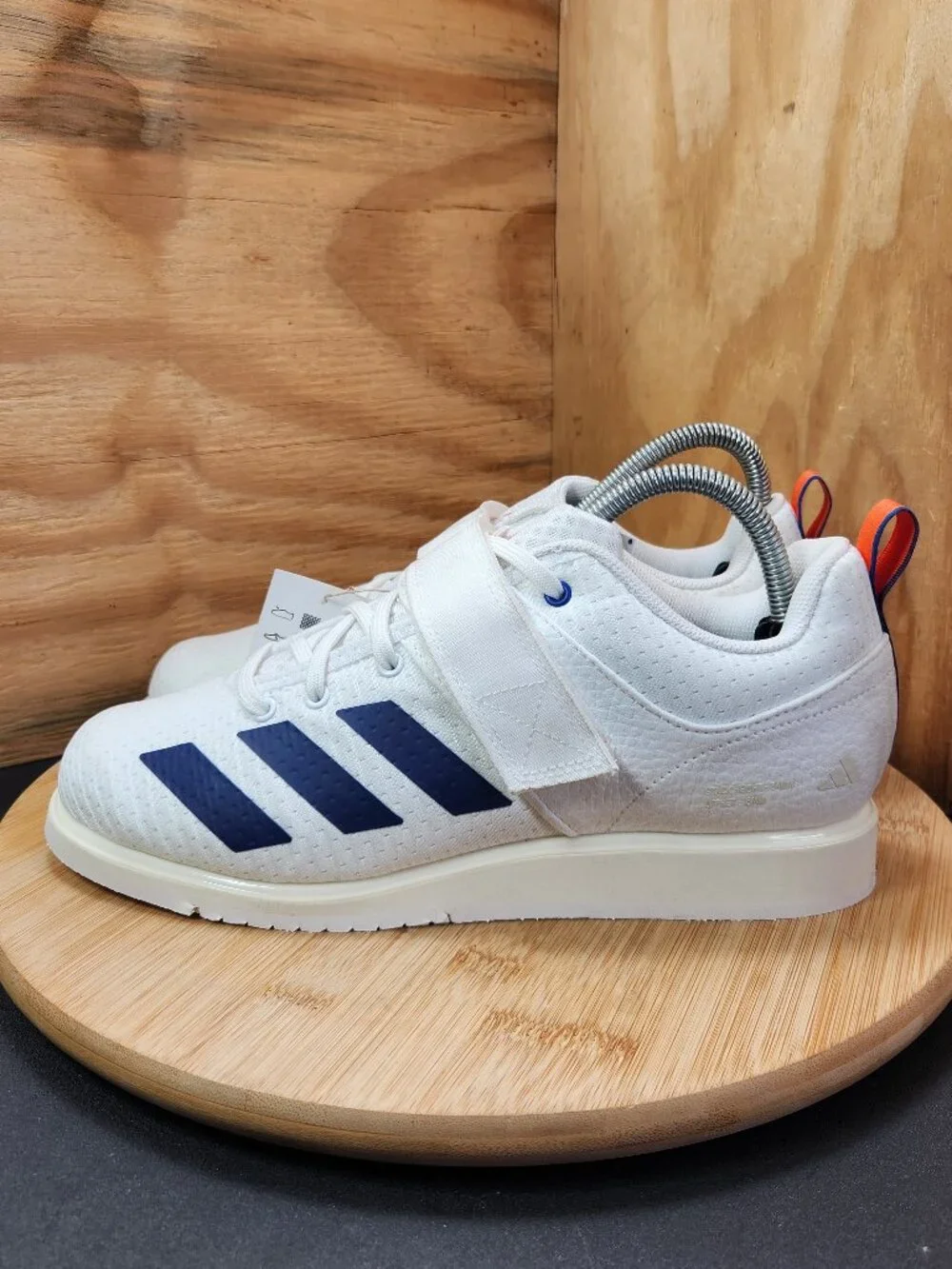 New Adidas Powerlift 5 Womens White Weigthlifting Shoes Sneakers Size 8.5